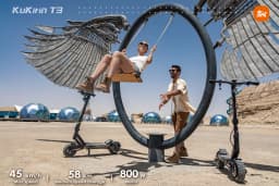 Kukirin T3 All-Terrain Foldable Electric Scooters 45 KM/H Speed 800W Motor 58KM Range 48V15.6Ah Battery 10 " Tires E-Scooter