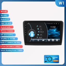 OSSURET CarPlay Android 12 Car Radio For Skoda Superb 2 B6 2008 - 2015 Car Multimedia Player Navi GPS 2din 4G autoradio RDS 7862
