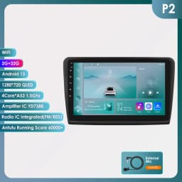 OSSURET CarPlay Android 12 Car Radio For Skoda Superb 2 B6 2008 - 2015 Car Multimedia Player Navi GPS 2din 4G autoradio RDS 7862