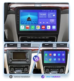 OSSURET CarPlay Android 12 Car Radio For Skoda Superb 2 B6 2008 - 2015 Car Multimedia Player Navi GPS 2din 4G autoradio RDS 7862