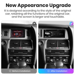 Junsun Wireless CarPlay Android Auto Car Radio For Audi Q7 4L 2006-2015 MMI 2G 3G 8 core 4G WiFi BT GPS Touch Screen Autoradio