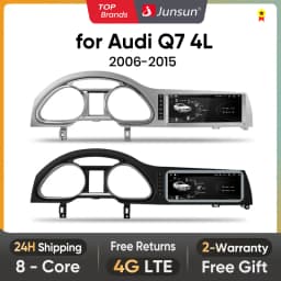Junsun Wireless CarPlay Android Auto Car Radio For Audi Q7 4L 2006-2015 MMI 2G 3G 8 core 4G WiFi BT GPS Touch Screen Autoradio