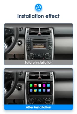 OSSURET CarPlay Android Car Multimedia Player For Mercedes Benz B200 Sprinter W906 W639 AB Class W169 W245 Viano Vito AutoRadio