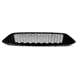 Front Upper Bumper Grille For 2015-18 Ford Focus S SE RS Gloss Black Honeycomb