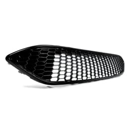 Front Upper Bumper Grille For 2015-18 Ford Focus S SE RS Gloss Black Honeycomb