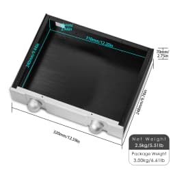 Nobsound HiFi Amplifier Housing Aluminum Chassis for DIY Amplifier Case Preamp Enclosure