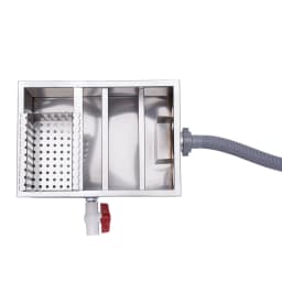 Commercial Grease Interceptor Grease Trap Stainless Under Sink Grease Trap Automatic Shut-Off Waste Water Oil-Water Separator