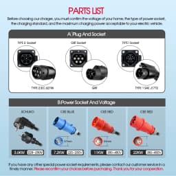 Portable EV Charger 16A 3.6KW Type 2 Timer Wall Box 1-15Hour Home Charging Electric Vehicle PHEV Hybrid Cars 3.5M