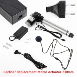 Durable Linear Actuator, 6000N Load Capacity, 24V Motor, 9-inch Stroke for Compact Installations