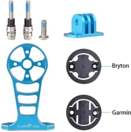 Trustfire HE06 Bicycle Computer Holder Bracket Aluminum Alloy Extend Base Mount Extension Holder Black for Garmin/Bryton/Catey