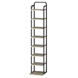 Vertical Shoe Rack, Shoe Shelves, Wood Shoe Organizer for Closet, Entryway, Shoe Tower for Small Spaces, Free Standing