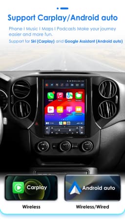 Hizpo 9.7 inch 2 Din Android Auto Radio For VW Volkswagen Tiguan 1NF 2007-2016 CarPlay Car Multimedia GPS 2 Din Stereo GPS Navi BT