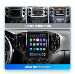 Hizpo 9.7 inch 2 Din Android Auto Radio For VW Volkswagen Tiguan 1NF 2007-2016 CarPlay Car Multimedia GPS 2 Din Stereo GPS Navi BT