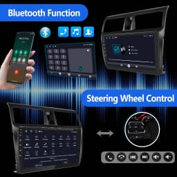 ESSGOO 10" 2DIN Android 13 Carplay Car Stereo Radio For Suzuki Swift 2003-2010 GPS Navigation FM WiFi BT RDS Multimedia Player 