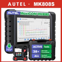 Autel MK808S Diagnostic Tools Automotivo Scanner Bi-Directional Control PK MX808S MK808BT PRO One Year Update