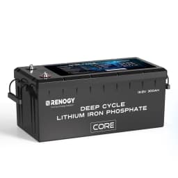 Renogy 12V 300Ah Self-Heating Lithium Lifepo4 Deep Cycle Battery, 5000+Deep Cycles, 200A Bms, Backup Power for Trolling Motor