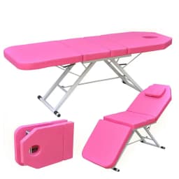 3 Fold Massage Chair Table Aluminum Frame Beauty Salon Spa Tattoo Bed Chair new
