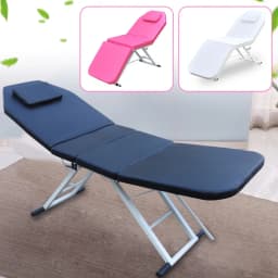 3 Fold Massage Chair Table Aluminum Frame Beauty Salon Spa Tattoo Bed Chair new