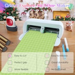 3Pcs PVC Cutting Mat Base Adhesive Plate Pad Non-Slip Sheet Cricut Joy Quilting Mats For Cardstock Htv Craft 12x24inch 12x12inch