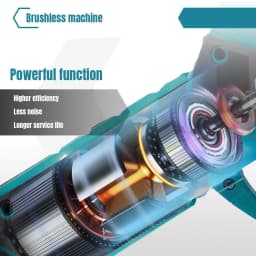 30mm Brushless Electric Pruning Shears 2 Gears Cordless Rechargeable Fruit Tree Bonsai Pruning Power Tool For Makita 18V Battery