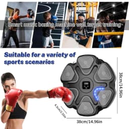 Adult Children Music Boxing Machine Wall Target Home Fitness Boxing Exercise Response Training Agility Reaction Boxing Target