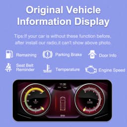 AUTOTOP Android 14 Car Multimedea Stereo Player for Mercedes Benz A Class W176 GLA X156 CLA C117 Wireless Carplay Android Auto