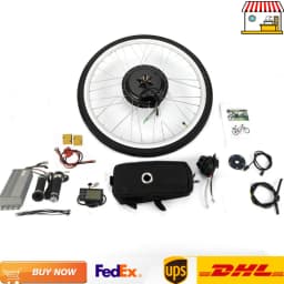 28" 36V 500W/48V 1000W Rear Wheel Ebike Conversion Kit – High-Performance Electric Bike Motor Set with LCD Display, PAS Sensor