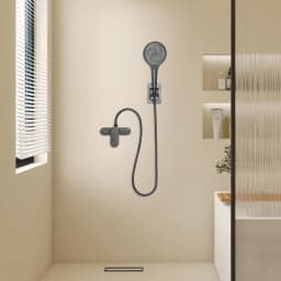 Shower Mixer with Hand Shower Rustproof Shower Set Easy to Install for Hotels/Bathing Centers/Swimming Pools/Gyms/Beauty Salons