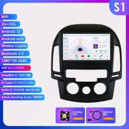 360Camera Carplay Android Car Radio For Hyundai I30 i30 AT MT 2006-2011 Car Multimedia Player Navi GPS 2Din Autoradio 4G-LET RDS