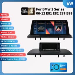 10.25"Carplay Android 13 Auto Car radio For BMW 1 Series E81 E82 E87 E88 09-16 Autoradio multimedia 2DIN car intelligent systems