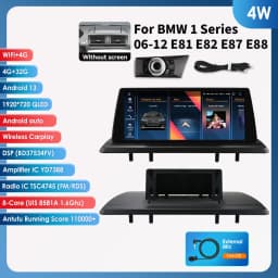 10.25"Carplay Android 13 Auto Car radio For BMW 1 Series E81 E82 E87 E88 09-16 Autoradio multimedia 2DIN car intelligent systems
