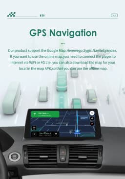10.25"Carplay Android 13 Auto Car radio For BMW 1 Series E81 E82 E87 E88 09-16 Autoradio multimedia 2DIN car intelligent systems