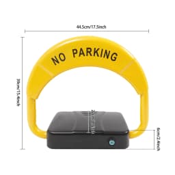 Retractable Parking Space Lock - IPX6 Waterproof 6s Rise, Alloy Steel Blocker for Residential Communities & Commercial Lots