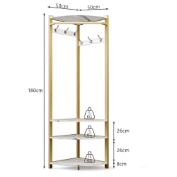 Corner Coat Rack with Shoe Bench and 6 Double Hooks Corner Hall Tree Storage Organizer Shoe Bench Shelf for Entryway Hallway