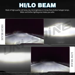 UNISHINE Universal 7 Inch Led Car Motorcycle Headlight 2Color DRL H4 Headlamp Amber Turn Signal For Harley Honda 12V 24V off-road use