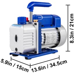 SucceBuy 9CFM 1HP 370ml Air Condition Refrigerant Vacuum Pump Automobile Maintenance for Household Air Conditioning Cleaning Use