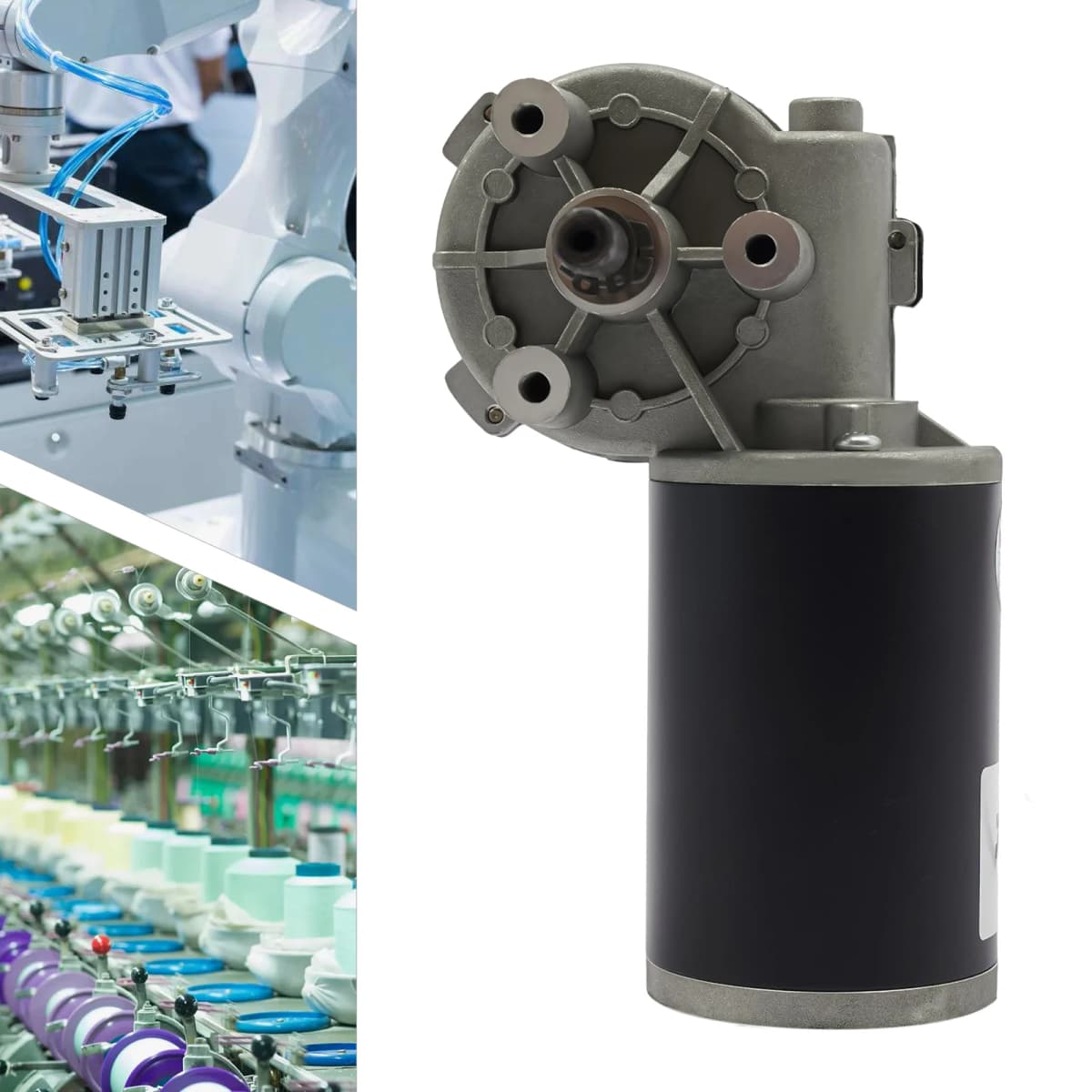 Variable Speed Motor with Built-in Gear Reduction Mechanism, 60W Power, 220RPM Speed, Durable Construction, Easy to Clean