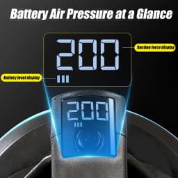 8in Intelligent Display Industrial Grade Electric Vacuum Suction Cup 200KG Load Heavy Duty Granite Tile Glass Lifter