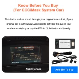 Bonroad 8.8 "Qualcomm 8G + 128G CarPlay Android Car Multimedia Stereo For BMW 3 Series E90 E91 5 Series E60 E61 CCC CIC