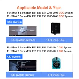 Bonroad 8.8 "Qualcomm 8G + 128G CarPlay Android Car Multimedia Stereo For BMW 3 Series E90 E91 5 Series E60 E61 CCC CIC