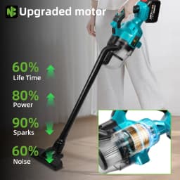 NEWBENY 1000W Cordless Electric Vacuum Cleaner Rechargeable Hard Floors Carp Cleaning Power Tools For Makita 18-21V Battery Pin