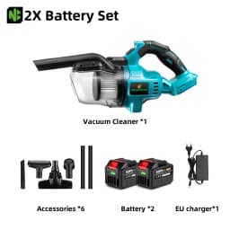 NEWBENY 1000W Cordless Electric Vacuum Cleaner Rechargeable Hard Floors Carp Cleaning Power Tools For Makita 18-21V Battery Pin