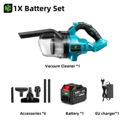 NEWBENY 1000W Cordless Electric Vacuum Cleaner Rechargeable Hard Floors Carp Cleaning Power Tools For Makita 18-21V Battery Pin