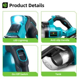 NEWBENY 1000W Cordless Electric Vacuum Cleaner Rechargeable Hard Floors Carp Cleaning Power Tools For Makita 18-21V Battery Pin