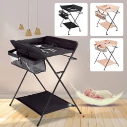 Baby Infant Changing Table Folding Diaper Station Nursery Organizer W/ Storage