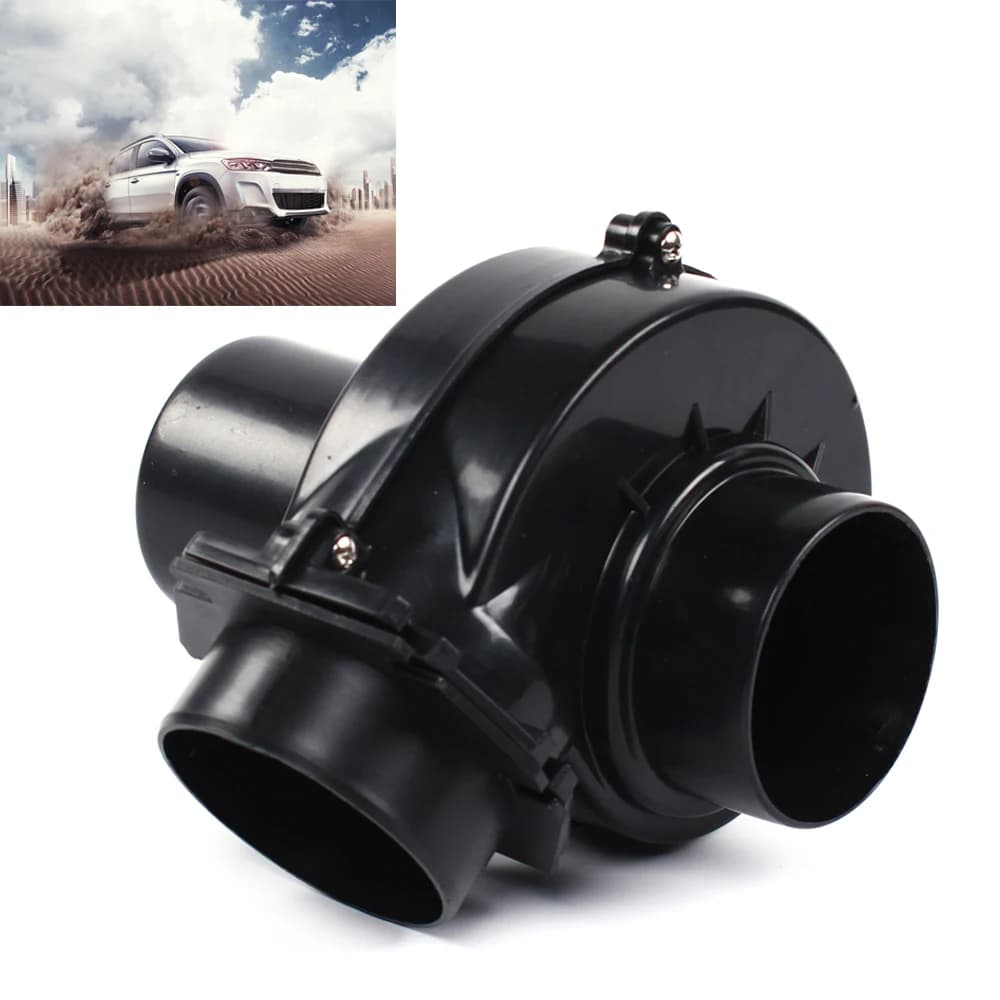 Electric Turbocharger Fan Applicable to all Cars and Trucks, Turbocharger Fan Universal 3-inch Electric Turbocharger Fan