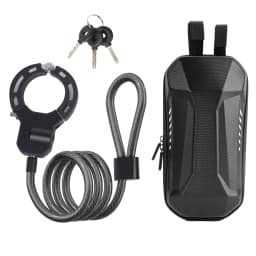 Bicycle Lock Thickened Metal Anti-Theft Chain Lock Outdoor Bicycles Electric Vehicles Mountain Bike Scooter Protection Lock