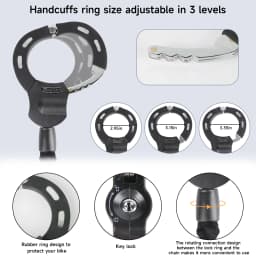 Bicycle Lock Thickened Metal Anti-Theft Chain Lock Outdoor Bicycles Electric Vehicles Mountain Bike Scooter Protection Lock