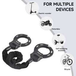 Bicycle Lock Thickened Metal Anti-Theft Chain Lock Outdoor Bicycles Electric Vehicles Mountain Bike Scooter Protection Lock