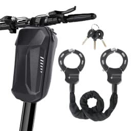 Bicycle Lock Thickened Metal Anti-Theft Chain Lock Outdoor Bicycles Electric Vehicles Mountain Bike Scooter Protection Lock